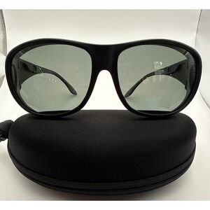 Polar Optics polarized fitover large sunglasses black with case
